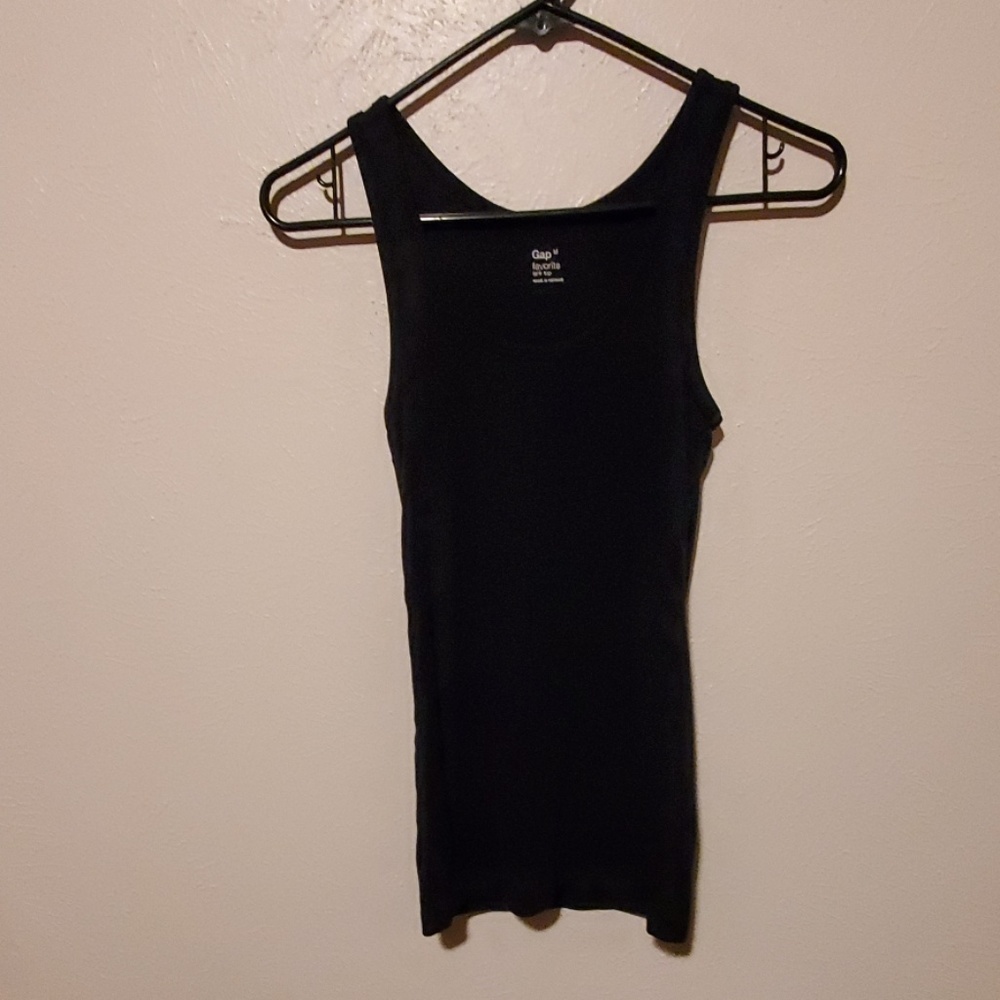 Black tank top